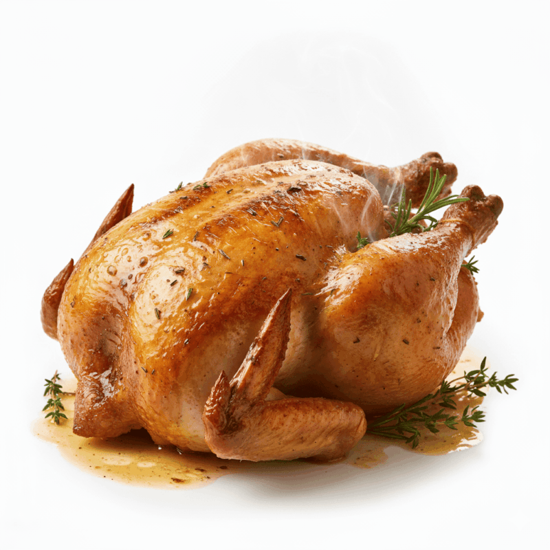 Pollo asado entero